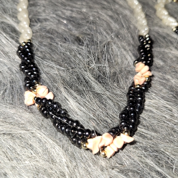 Vintage 90s necklace and bracelet set - Picture 4 of 8